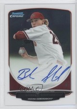 2013 Bowman Draft Chrome Prospect Braden Shipley #BCA-BS Auto 4n0
