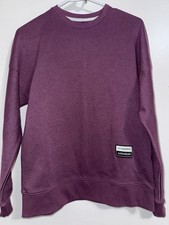 Under Armour ColdGear Crew Neck Sweatshirt Girls Size XL Purple Loose Fit NWT