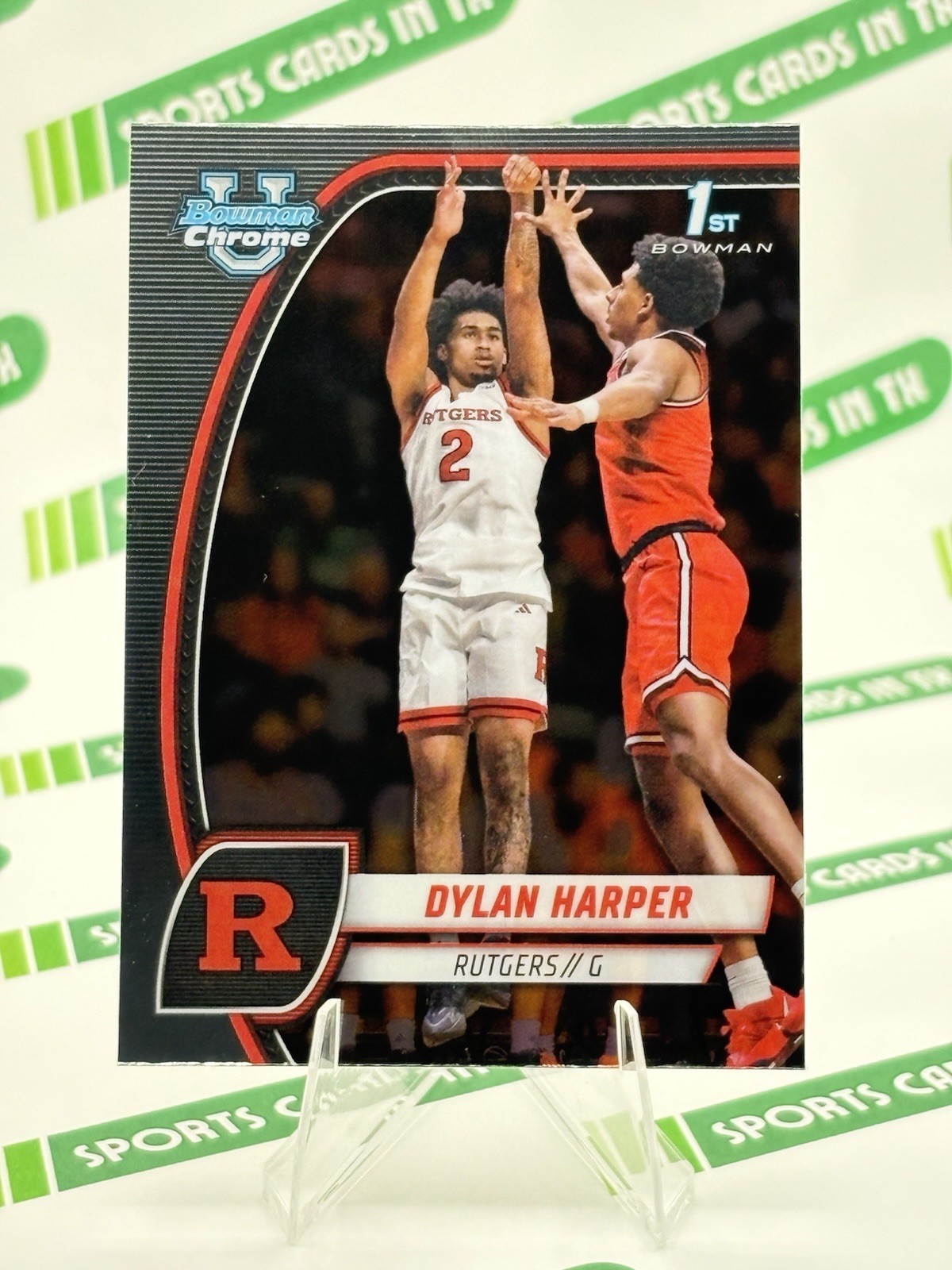 2024-25 Bowman Chrome U Dylan Harper 1st Bowman #22 RC Rutgers - NBA DRAFT