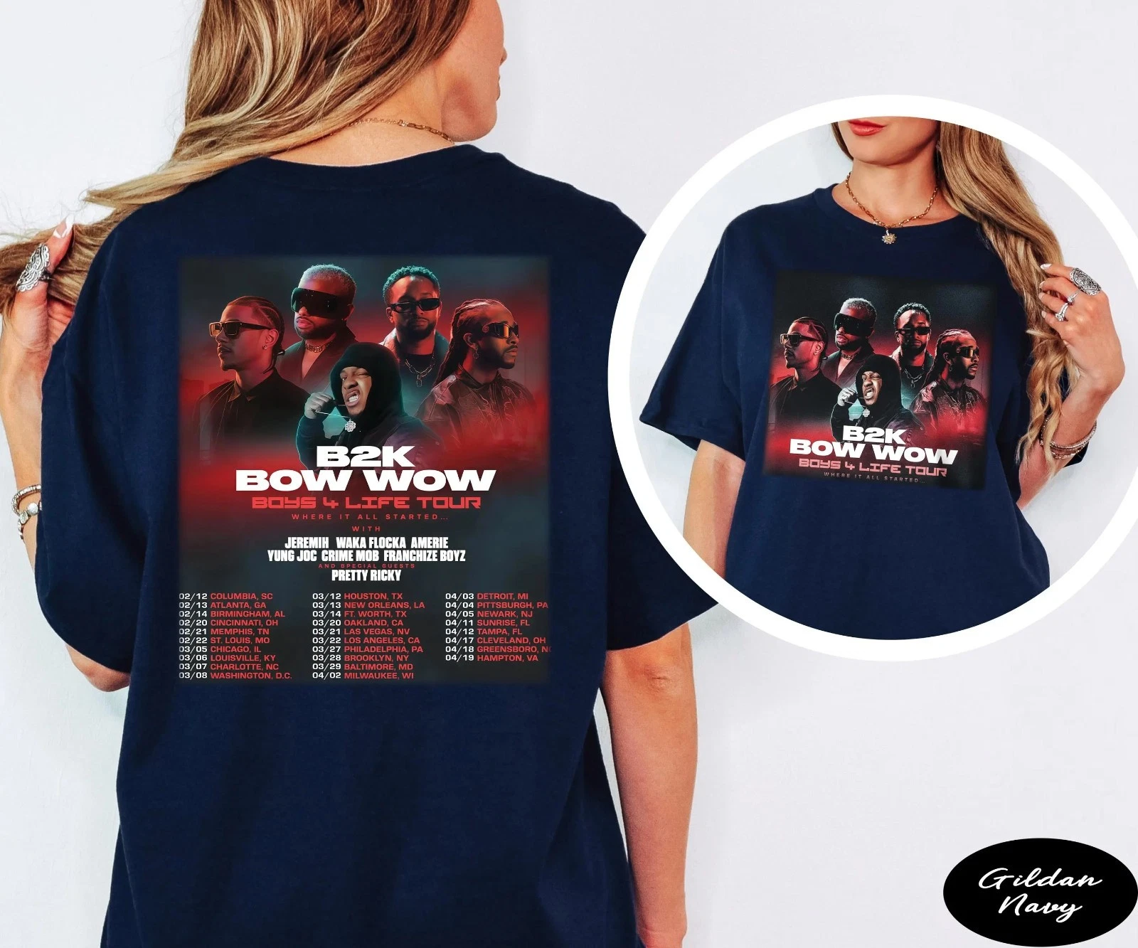 B2K Tour 2026 Bow Wow Boys4life Unisex T-Shirt