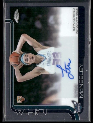 2025 Topps Chrome Liam McNeeley Chrome Rookie Autographs (RAW)