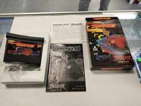 ATARI JAGUAR TEMPEST 2000 CIB 1994 FAN FAVORITE GAME- BOX -MANUAL AUTHENTIC 