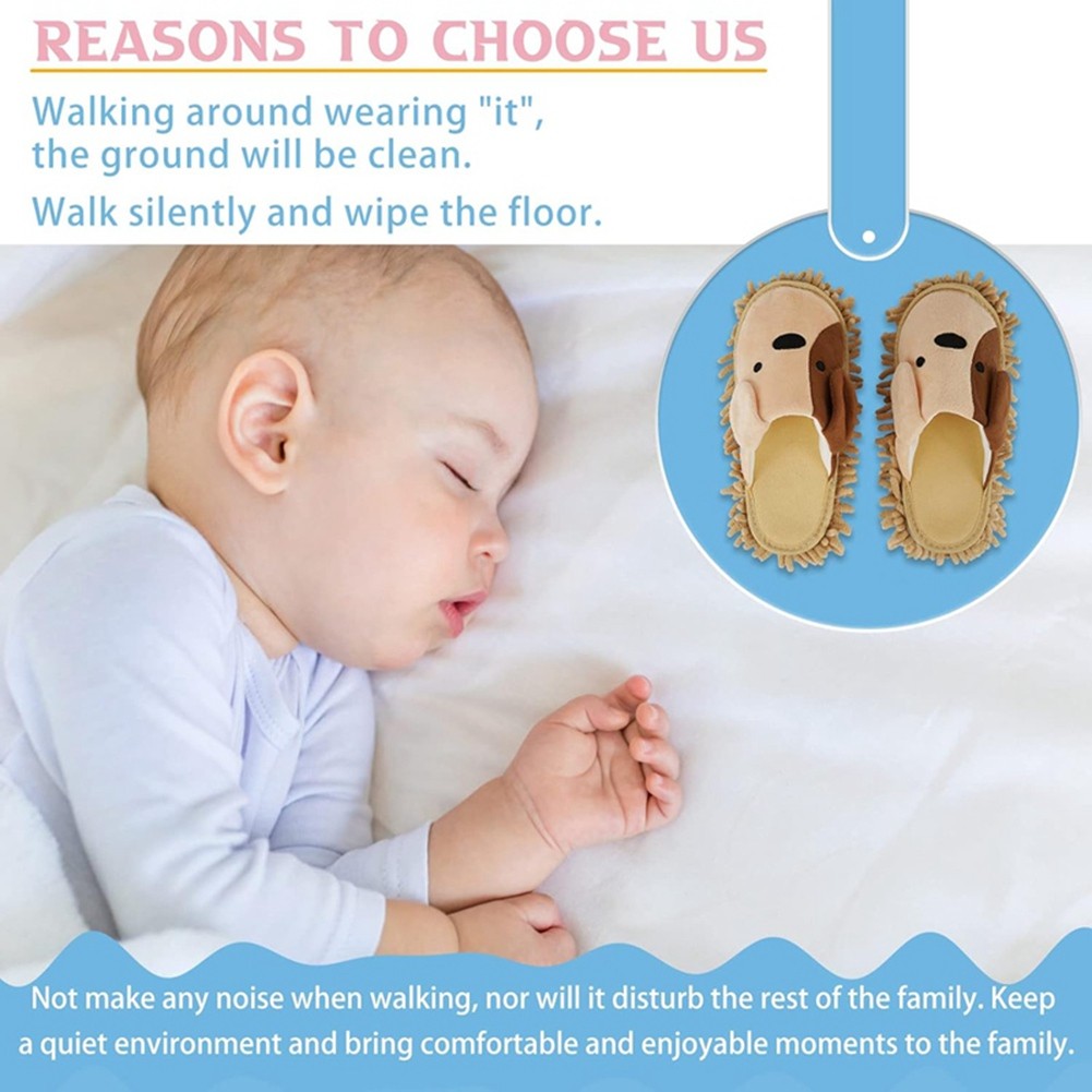 APL Pantofole mop per cani dei cartoni animati microfibra pantofole pulite dimagranti8521