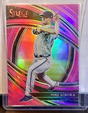 2020 Select Baseball Mike Soroka Premier Level Pink Prizm #117 # /10 SP Rare