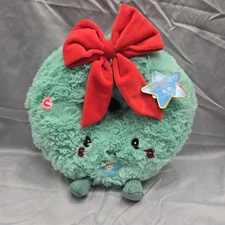 F.A.O. Schwarz 10" Glow Brights Plush LED with Sound/Music Wreath New With Tags
