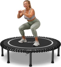 Trampolin para ejercicio fitness de 48" adultos y ninos ni os plegable brincolin