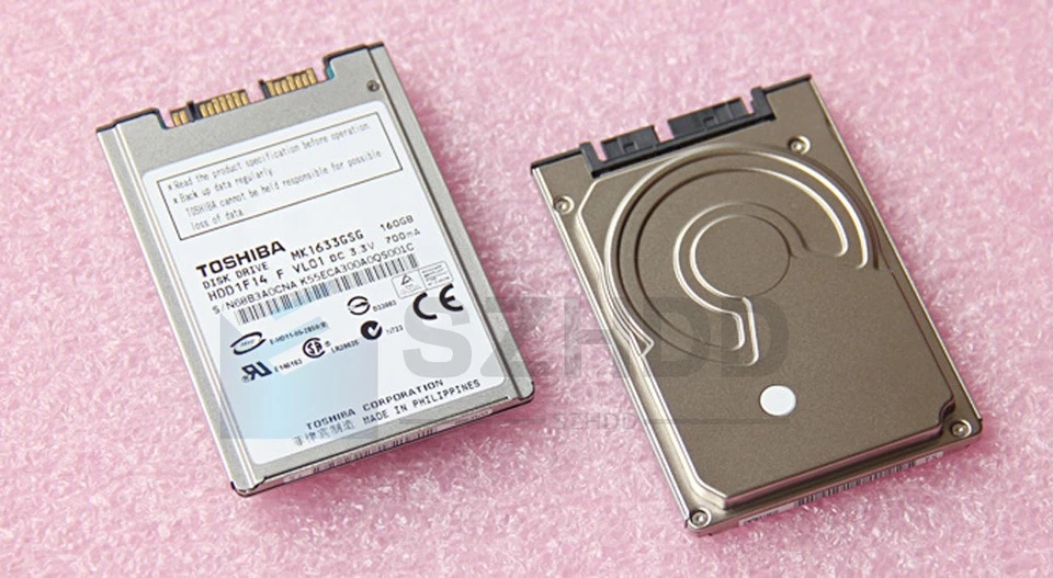 1.8" Toshiba MK1633GSG Micro SATA 160GB Hard Drive For HP Elitebook 2530P 2730P - Image 3 of 4