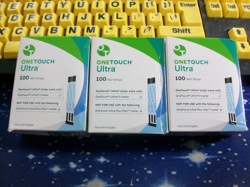100 ONE TOUCH ULTRA TESTSTREIFEN, 1 BOX MIT 100, EXP 1-31-26, GEDINGED VERSIEGELTE BOX