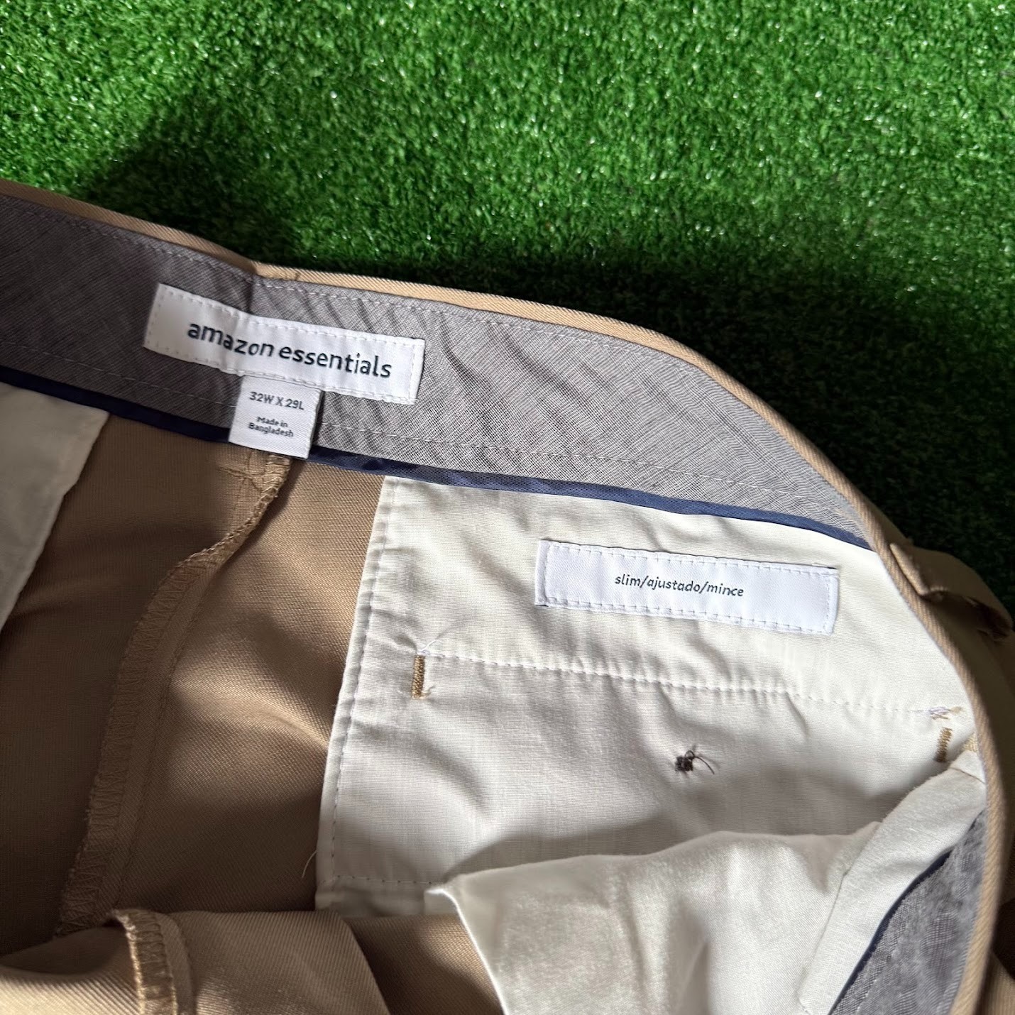 Amazon Essentials Slim Fit Flat Front Straight Le… - image 7