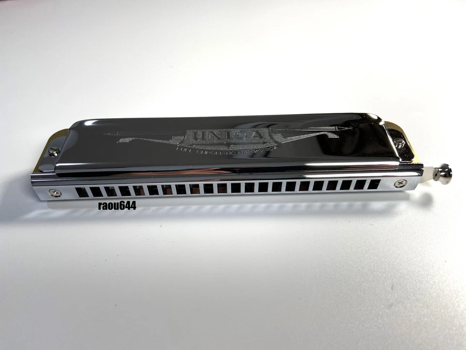 Tombo No.1244 G Key UNICA Chromatic Harmonica 22 Holes 44 Sounds - Image 2 of 4
