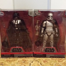 Disney Store Star Wars Elite Series Die Cast Darth Vader Captain Phasma Figures