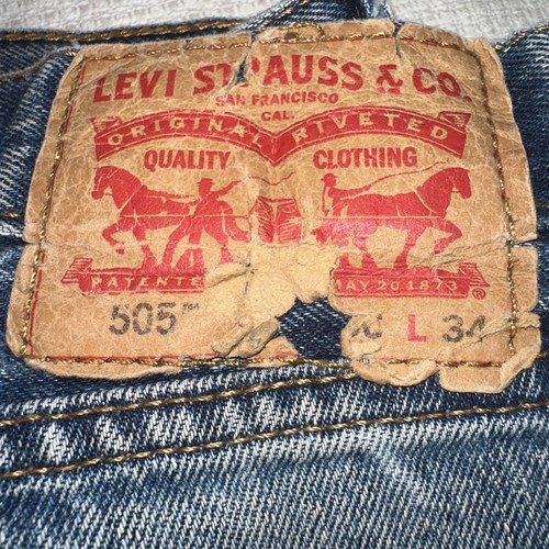 Levi's Men's 505 Regular Fit Straight Jeans - Picture 2 of 7