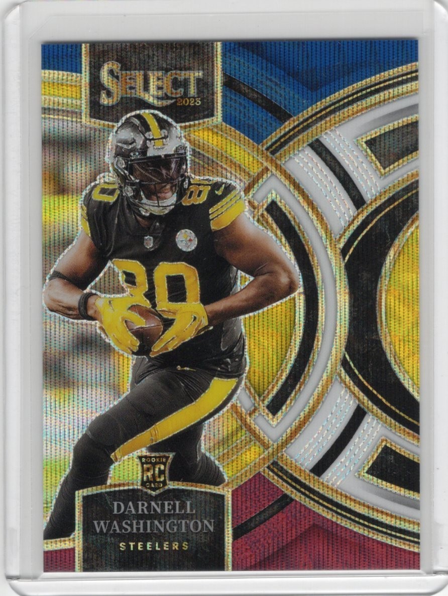 Darnell Washington 2023 Panini Select - Premier Level #130 Tri-Color Prizm /225