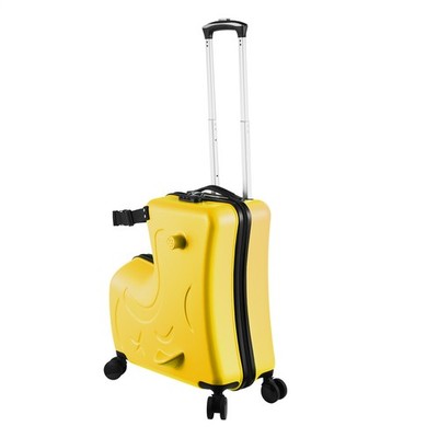 20'' Spinner Luggage Kids Ride-On Roll Suitcase Luggage Bags Wheeled Trolley Lugg