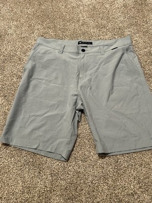 Travis Matthew Men s Golf Shorts 38 Waist, 9in Inseam Light Green