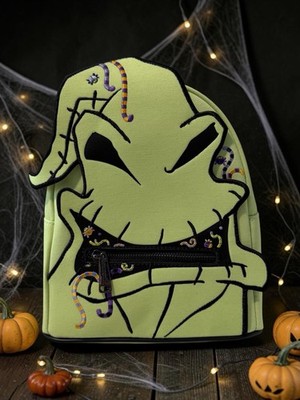 NWT Disney Parks Loungefly NBC Glow-in-the-Dark Oogie Boogie Mini Backpack