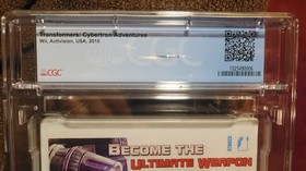 NEW Sealed GRADED CGC 9.4 A: Transformers: Cybertron Adventures (Nintendo Wii)