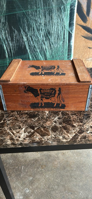 Vintage Hersheys Wood CD case