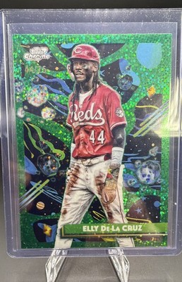 2025 Topps Cosmic Chrome - Elly De La Cruz Space Du Refractor 44/75 JERSEY MATCH