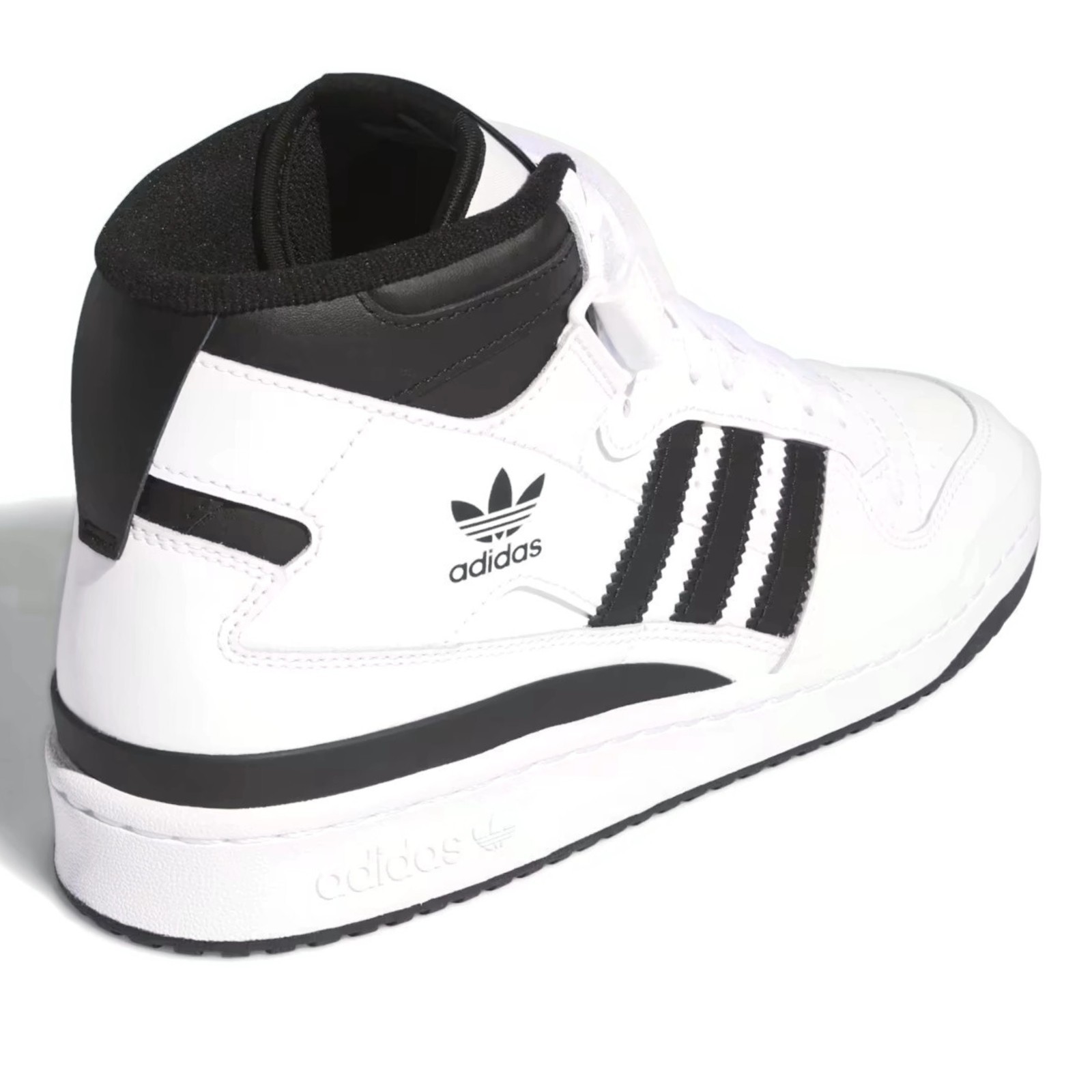 Adidas Originals Forum Mid Men's Sneakers Comfort Casual Shoes Premium White image 7