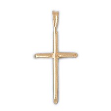 Cross Charm Pendant 14k Gold