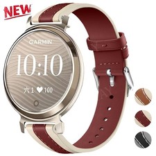 For Garmin Lily 2 Replacement Leather Watch Band Strap Wristband Bracelet Belt