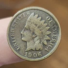 1906 Indian Head Small Cent BN Bronze Business Strike Philadelphia Circulated