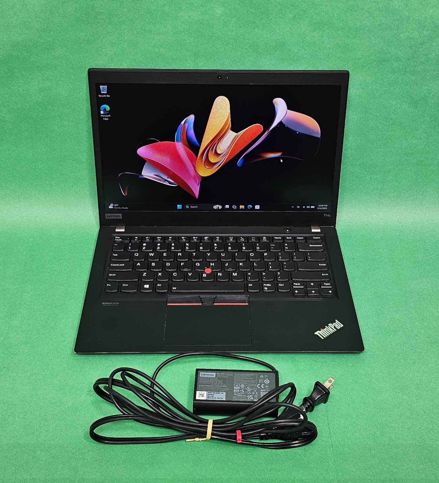 Lenovo ThinkPad T14s Gen 1, 14-Inch Laptop, with AMD Ryzen 7 4000 Series, Windows 11 Pro