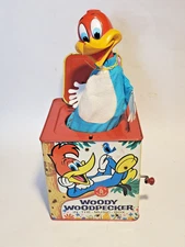 Matty Mattel Woody Woodpecker Jack in the Box Vintage 1963