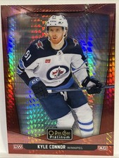 2024-25 O-PEE-CHEE PLATINUM RED PRISM KYLE CONNOR #55/199 WINNIPEG JETS