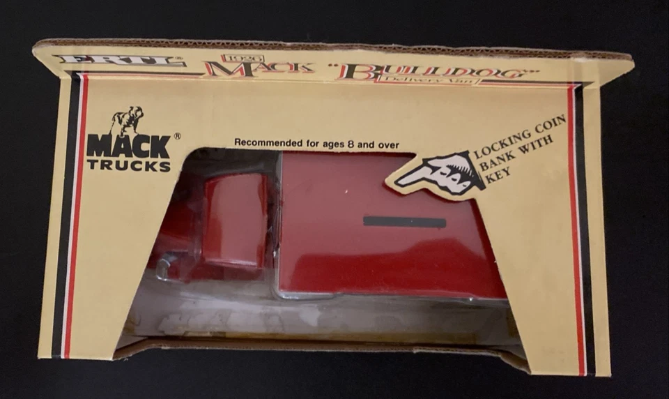 BANCO FURGONETA DE REPARTO VINTAGE ERTL 1926 MACK BULLDOG ~ 1988 ~ ESCALA 1/38 ~ FUNDIDO A PRESIÓN ~ NUEVO EN CAJA Foto 2 de 4