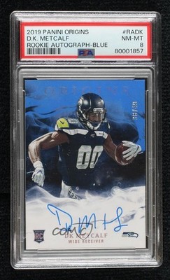 2019 Panini Origins Rookie Blue 38/49 DK Metcalf #RA-DK Auto RC 4f5