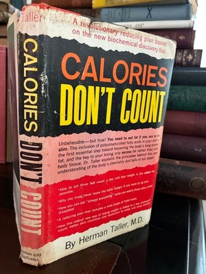 Calories Don't Count Herman Taller M.D. 1961 Eleventh Printing Diet Health Simon
