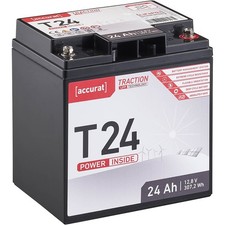 12V 24Ah LiFePO4 Lithium Batterie 307 Wh BMS Akku LFP Versorgungsbatterie LiFePO