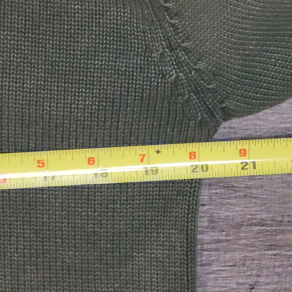 Aigle Sweater Mens Size medium 1/4 Zip Knit Pullover - Image 3 of 4