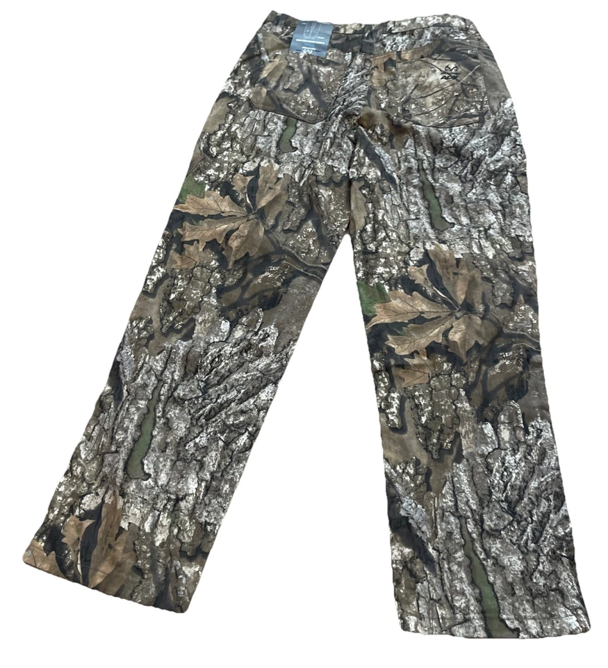 RealTree Edge Stretch Waist 6 Pocket Camo Cargo Hunting Pants Men’s M New - Image 4 of 4