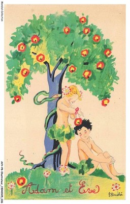 AVYP8-0529-ILLUSTRATOR - P-DUCHE - Adam And Eve