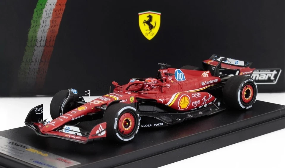 1:43 LOOKSMART MODELLINO AUTO F1 FERRARI SF-24 #16 LECLERC WINNER AUSTIN GP 2024 - Immagine 3 di 4