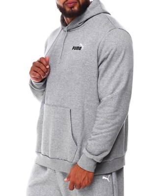 Fleece Hoodie Puma 4xl Hoodie PUMA GREY L/S HOODED SWEATSHIRT SZ