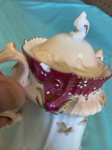 Ciotola Zucchero Vintage Prussia, Rosa, 4,5"", -D - Foto 5 di 10
