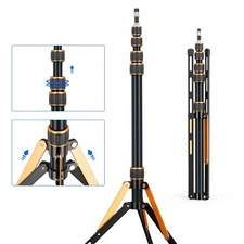 Carbon Fiber Extendable Travel Light Stand 7.2ft / 2.2m Sturdy Light Weight P...