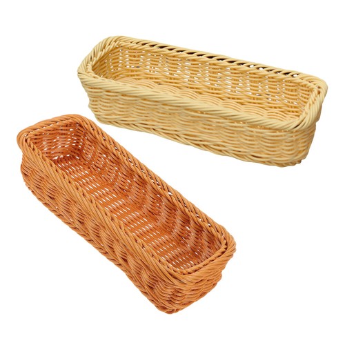 2 Pcs Seasoning Jar Storage Box Silverware Drying Rack Cutlery Basket
