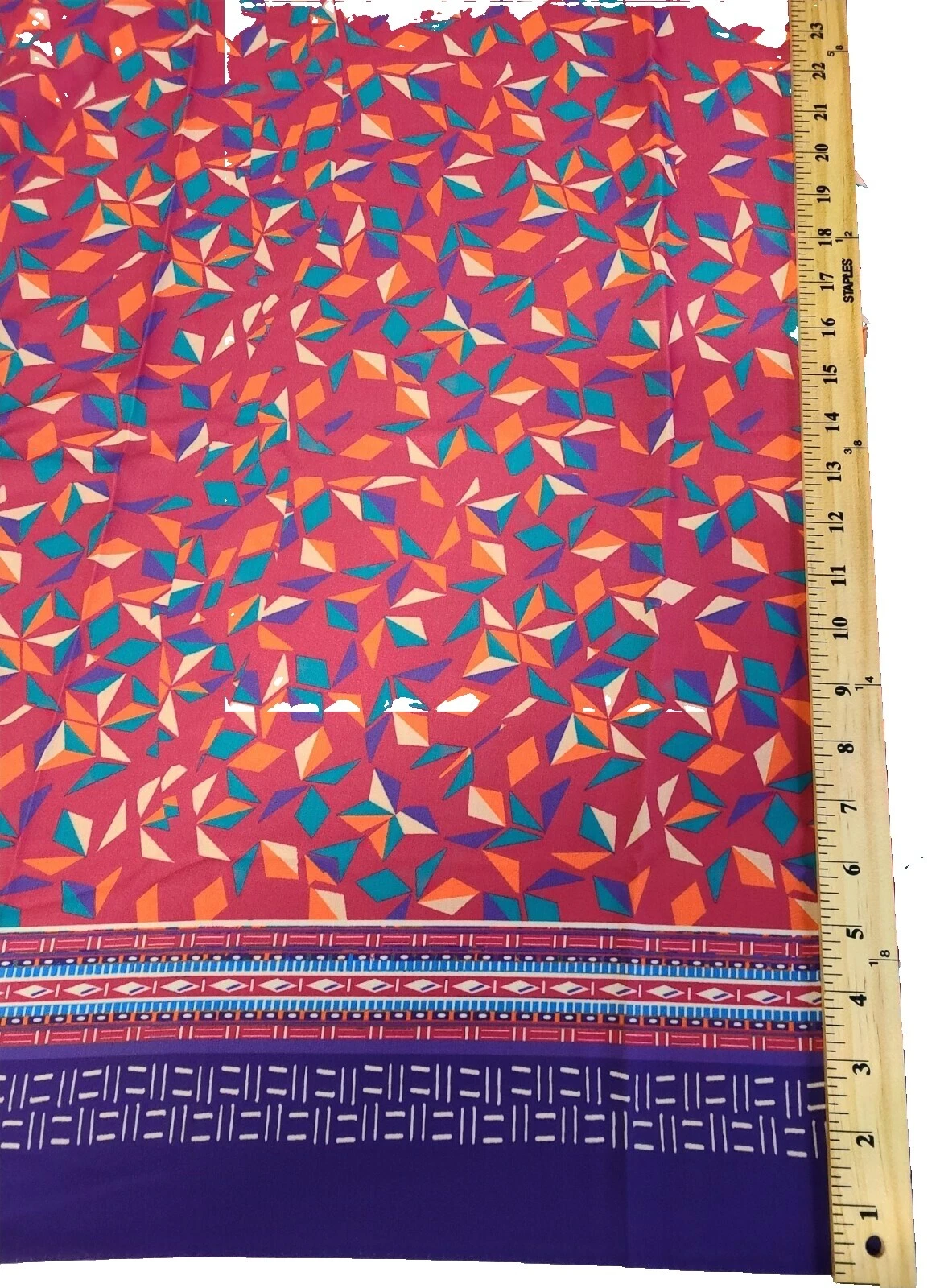 Wool Geometric Craft Fabrics