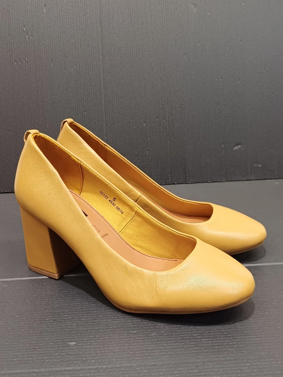 Marks and shop spencer yellow shoes