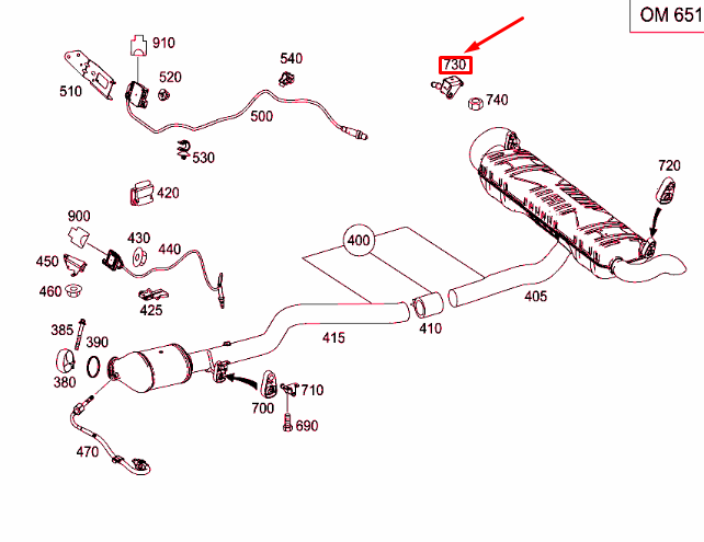 Neu MERCEDES-BENZ GLE W166 Auspuffrohraufhängung A1664900937 Original