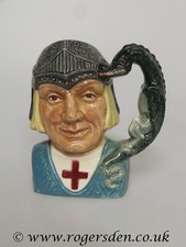 Royal Doulton Small Character Jug St George D6621