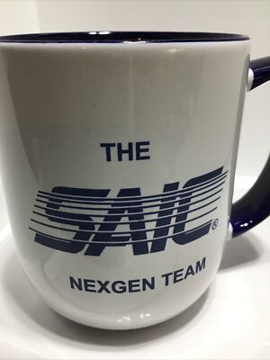 SAIC COFFEE MUG. NEXT GEN TEAM MUG.  Art Deco LOGO Mug. B225