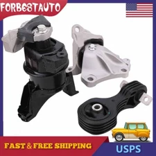 Fits 2012-2013 Honda Civic 1.8L Sedan AUTO, Engine Motor & Trans Mount 3pcs