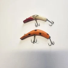 Set of Two Vintage Lazy Ike Fishing Lures
