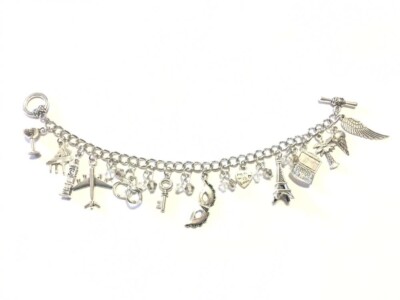 Fifty Shades Armband Fifty Shades Christian Anastasia Steel Grau Schwarz
